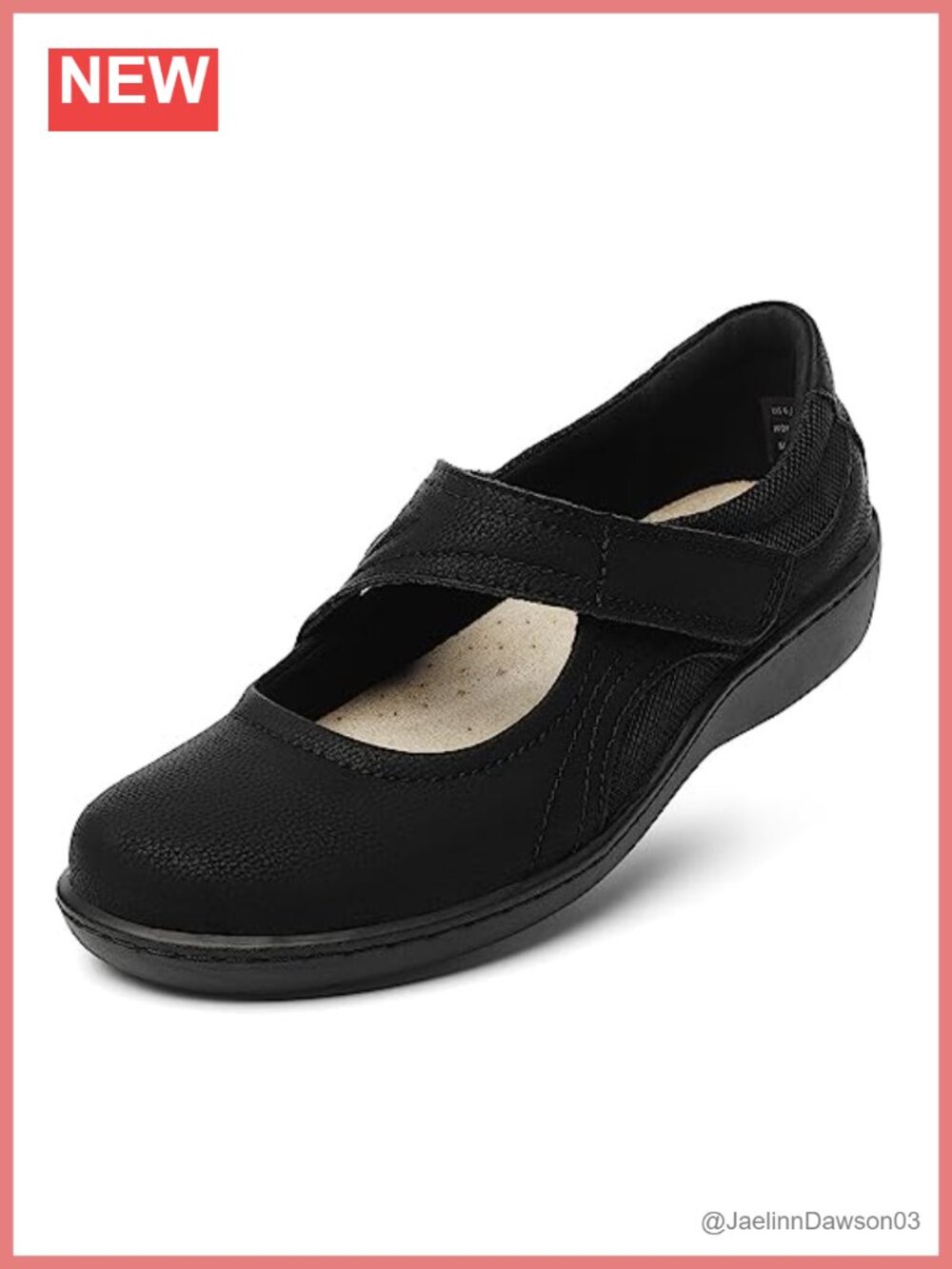 Women's Classic Comfort Mary Jane Flats Casual Dress Shoes Cute Closed Toe Slip